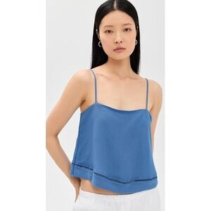 NWT Z SUPPLY La Luz Tank Riviera Blue Medium Spaghetti Straps